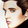 Cuadro: Elvis Presley / Pintor: Juan Grande