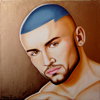Cuadro: François Sagat / Pintor: Juan Grande