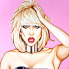 Cuadro: Lady Gaga / Pintor: Juan Grande