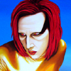 Cuadro: Marilyn Manson / Pintor: Juan Grande