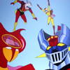 Cuadro: Mazinger Z & Afrodita / Pintor: Juan Grande