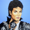 Cuadro: Michael Jackson / Pintor: Juan Grande