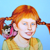 Cuadro: Pippi Langstrumpf / Pintor: Juan Grande