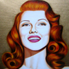 Cuadro: Rita Hayworth / Pintor: Juan Grande