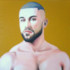Cuadro: François Sagat / Pintor: Juan Grande