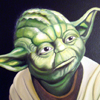 Cuadro: Yoda / Pintor: Juan Grande
